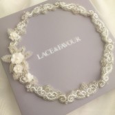 Photograph: Aimee Beaded Vintage Inspired Floral Halo Headpiece