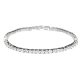 Photograph: Alanna Simple Cubic Zirconia Tennis Bracelet (Argent)