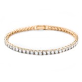 Photograph: Alanna Simple Cubic Zirconia Tennis Bracelet (or)