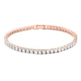 Photograph: Alanna Simple Cubic Zirconia Tennis Bracelet (or rose)