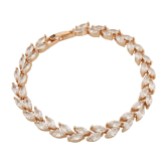 Photograph: Amara - Bracelet Vine of Leaves en cristal d'or rose