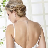 Photograph: Arianna Captivated Pearl and Crystal Backdrop Wedding Jewelry Set ARJ096