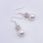 Photograph: Arianna Mira Diamante and Pearl Drop Earrings