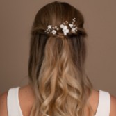 Photograph: Arianna Stellar Porcelain Flowers and Pearl Hair Pins ARP745