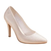 Photograph: Avalia Goldy Champagne Shimmer High Heel Court Shoes