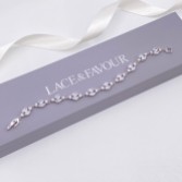 Photograph: Berkeley Delicate Cubic Zirconia Wedding Bracelet (Silver)