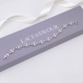 Fotografia: Bracciale nuziale Berkeley con delicati zirconi (argento)