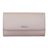 Photograph: Capollini Almond Pearlised Leather Clutch Bag