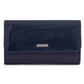 Photograph: Capollini Navy Patent Leather Clutch Bag