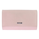 Photograph: Capollini Pink Leather Clutch Bag