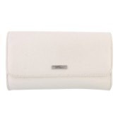 Photograph: Capollini Pochette en cuir nubuck crème