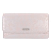 Photograph: Capollini Pochette en cuir nubuck rose blush