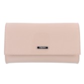 Photograph: Capollini Pochette en cuir verni rose nude