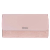 Photograph: Capollini Pochette en daim et cuir rose