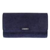 Fotografia: Capollini Pochette in pelle di nabuk color navy