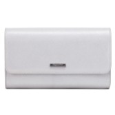 Fotografia: Capollini Pochette in pelle nubuck bianco ghiaccio