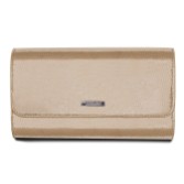 Photograph: Capollini Prosecco Gold Nubuck Leather Clutch Bag