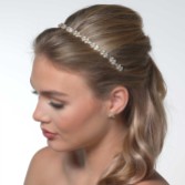 Photograph: Clover Gold Dainty Floral Headband