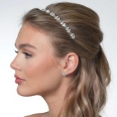 Photograph: Clover Silver Dainty Floral Headband