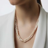 Photograph: Dara Gold Freshwater Pearl Double Necklace