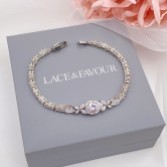 Photograph: Dorchester Vintage Inspired Crystal Wedding Bracelet