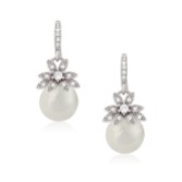 Photograph: Eleanor Vintage Inspired Crystal and Pearl Drop Earrings