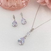 Photograph: Ellie Cubic Zirconia Crystal Wedding Jewelry Set