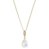 Photograph: Ellie Gold Teardrop Crystal Pendant