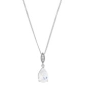 Photograph: Ellie Silver Teardrop Crystal Pendant