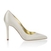 Photograph: Freya Rose Charlie Ivory Satin Pointed Toe Court Shoes