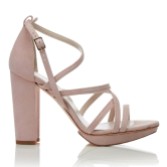 Photograph: Harriet Wilde Rosslyn Rose Rose Suede Strappy Block Heel Platform Sandals