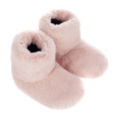 Fotograf: Helen Moore Blossom Rosa Faux Fux Slipper Stiefel