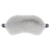 Photograph: Helen Moore Mist Gray Faux Fur Eye Mask