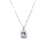 Photograph: Ivory and Co Art Deco Crystal Pendant Necklace
