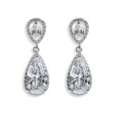 Photograph: Ivory and Co Bacall Crystal Drop Earrings