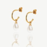 Photograph: Ivory and Co Boucles d'oreilles Harrow en or avec perles