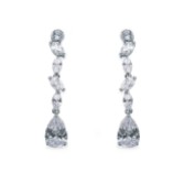 Photograph: Ivory and Co Boucles d'oreilles mariage Andorra en zircon cubique