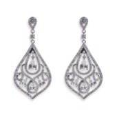 Photograph: Ivory and Co Chinatown Art Deco Crystal Chandelier Earrings