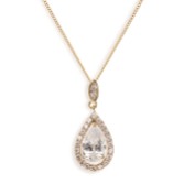 Photograph: Ivory and Co Collier à pendentifs en cristal Belmont (or)