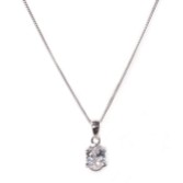 Photograph: Ivory and Co Collier à pendentifs en zircon cubique Rapture