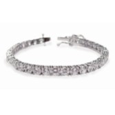 Photograph: Ivory and Co Imperial Cubic Zirconia Wedding Bracelet