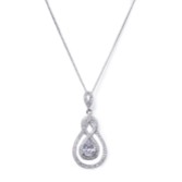 Photograph: Ivory and Co Lexington - Collier à pendentifs en cristal et zircon cubique