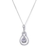 Photograph: Ivory and Co Lexington Crystal and Cubic Zirconia Pendant Necklace
