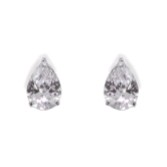 Photograph: Ivory and Co Manhattan Cubic Zirconia Wedding Earrings