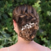 Fotograf: Ivory and Co Meadowsweet Floral Rose Gold Haarspange