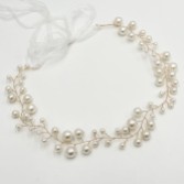 Photograph: Ivory and Co Ocean Dream Gold Pearl Hair Vine