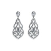 Photograph: Ivory and Co Sorrento Vintage Crystal Drop Earrings