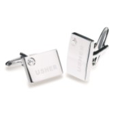 Photograph: Ivory and Co Usher Cufflinks with Crystal Detail