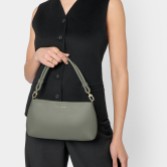 Photograph: Katie Loxton Asha Graphite Green Wristlet Bag