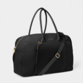 Photograph: Katie Loxton Black Nylon-Luxe Gym Bag